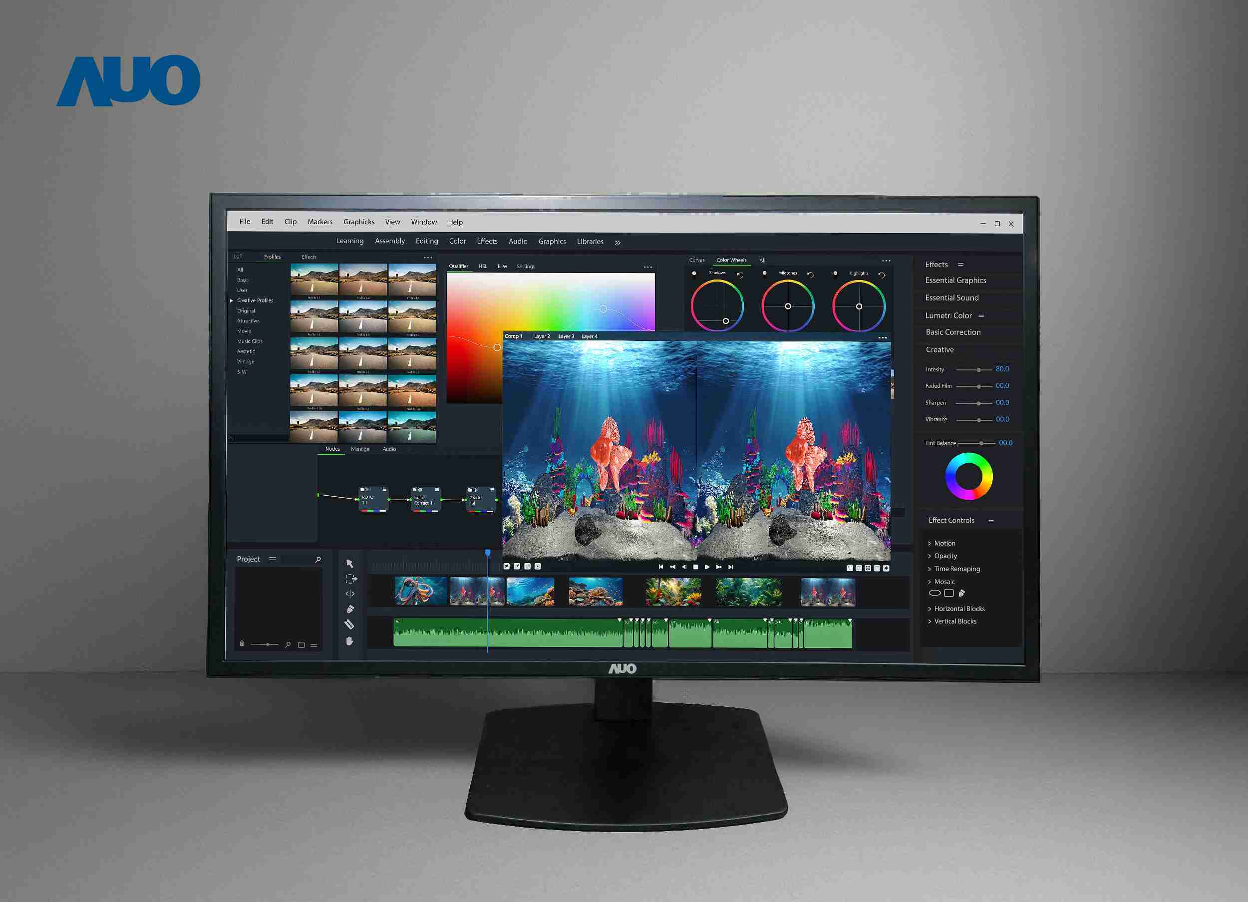 Wepay开发32吋2D/3D专业桌上型显示器，，拥有8K4K超高分辨率，，并以低串扰算法优化3D显示效果，，搭载自动眼球追踪功能，，，，能实时调整3D图像，，进行实时2D与3D无缝共存窗口，，，提供图像设计工作者突破二维接口的崭新工作氛围与效率
